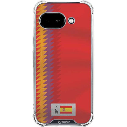Spain Soccer Flag Google Pixel 9a Clear Case